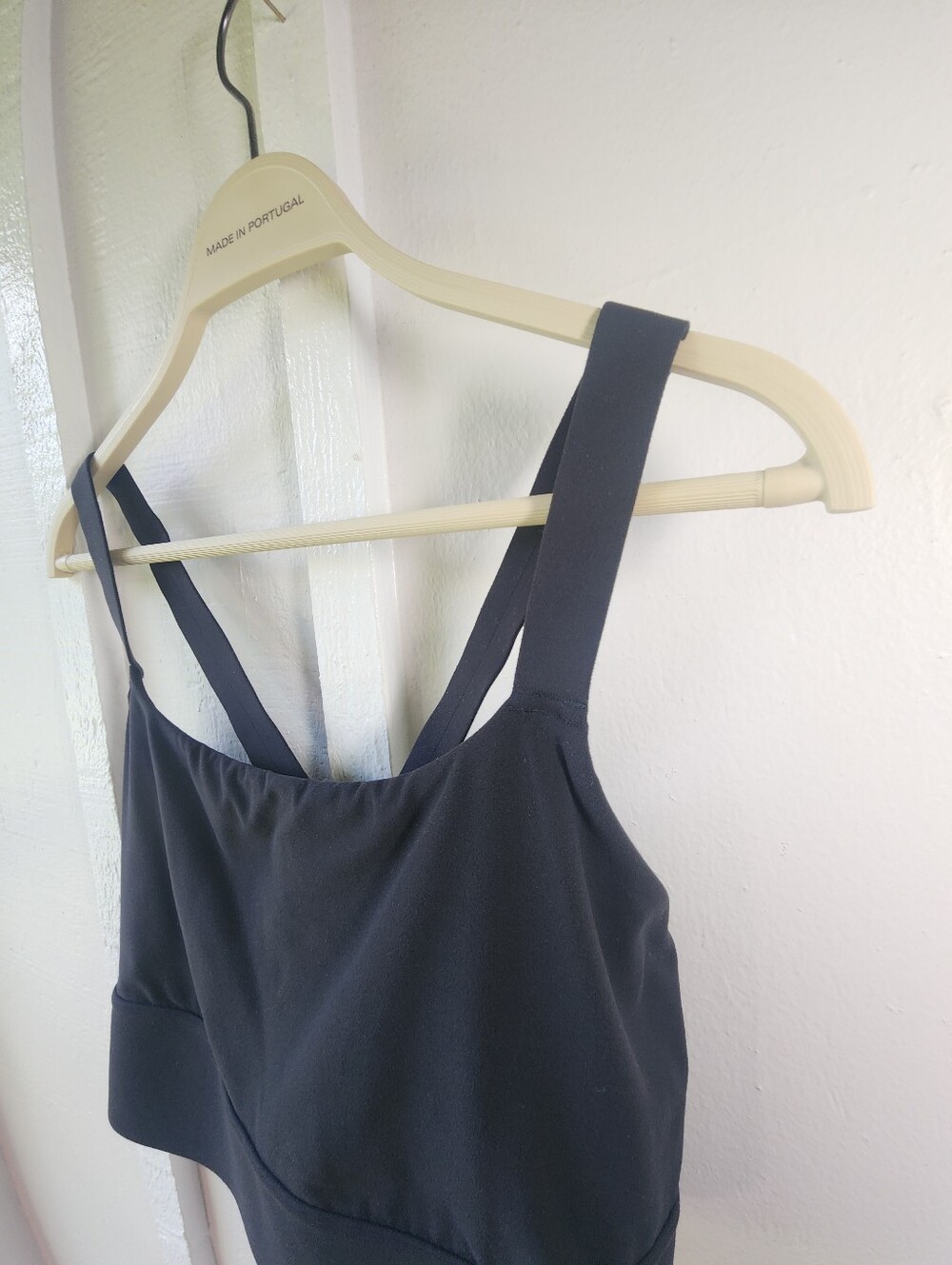 Athleta Longline Warrior Cross Back Sports Bra Black Size XL - Picture 3 of 15